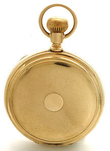 Mint 14K Gold 16-Size Hunter Case United States Watch Co. Pocket Watch