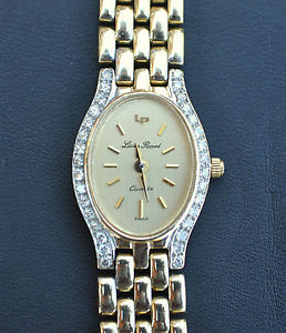 Diamond Lucien Piccard Watch, 14K Yellow Gold