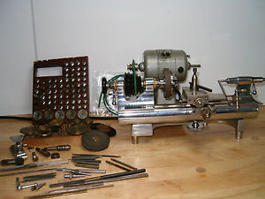 Well Equipped Watchmakers Lathe 3 Axis Slide Chucks +++ Peerless/Marshall/Boley