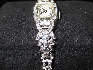 ladies platinum watch