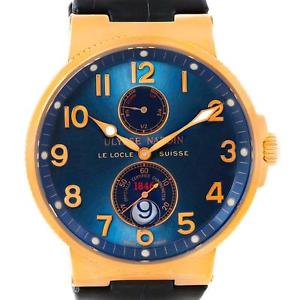 Ulysse Nardin Maxi Marine Chronometer 18K Rose Gold Watch 266-66/623