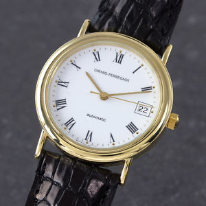 GIRARD PERREGAUX 18K (0,750) GELB GOLD HERRENUHR AUTOMATIK 4799.51 VP: 12800,- €
