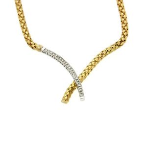 FOPE Halskette Weißgold 18kt natürliche Diamanten - 959cbbr