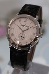 AUDEMARS PIGUET - Jules Audemars Small Seconds 18K White Gold Box Papers