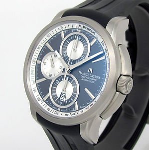New MAURICE LACROIX Pontos Chronographe Grey Dial PT6188-TT031-830 Mens Watch |G