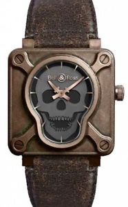 Bell & Ross Aviation Limited Edition of 500 Pieces BR0192-SKULL-BR