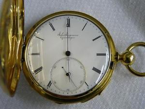 Jules Jurgensen 18k Gold Full Hunter Detent Chronometer 1/4 Repeater RARE!
