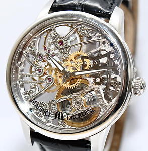 Maurice Lacroix MP7208 Stahl Neu Papiere Kasten ungetragen Skelettiert
