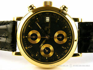 LUCIEN ROCHAT Keos Chrono Gelbgold 18Kt AUT Ref. 0421920021. NEU!!