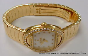 Ebel Satya Diamond Mother of Pearl  Ladies 18k Yellow Gold Watch