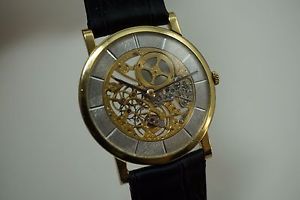 AUDEMARS PIGUET SKELETONIZED DRESS WATCH 18K YELLOW GOLD DATES 1965-70 BUY NOW!