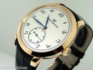 Girard Perregaux Classique Elegance 1966 18K Rose Gold Enamel Dial $26,200 NIB