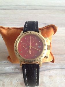 Limitierter Ferrari Chronograph  18 Kt. Gelbgold u.rotem Ziffernblatt Nr.45/50