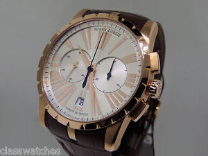 Roger Dubuis Excalibur Micro-rotor Chronograph DBEX0390 18 Rose Gold $45,900 NIB