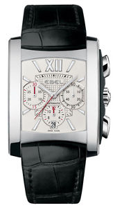 Ebel Brasilia Chronograph Automatic Steel Mens Strap Watch 9126M52/64BR35136