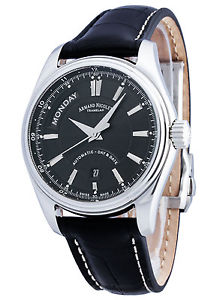 Armand Nicolet M02 Day & Date Automatic Herrenuhr 9641A-2-NR-P961NR2
