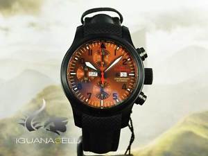 Fortis Blue Horizon Chronograph Automatic Watch, ETA 7750, PVD, Limited Edition
