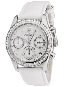 Armand Nicolet Mujer Automático Cronógrafo con Diamantes