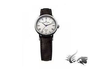 Maurice Lacroix Les Classiques Ladies Date Automatic Watch, White, Cayman Band