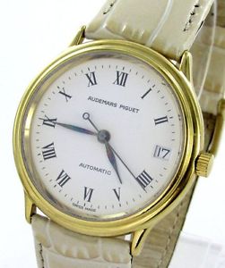 AUDEMARS PIGUET Classic Automatik Damen Herren Uhr 750 18kt Gold Box Zertifikat