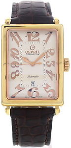 Men's 18k Gold Gevril Ave of Americas Automatic 5100