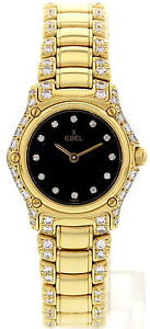 Ladies Ebel 18k Yellow Gold And Diamonds 8057901