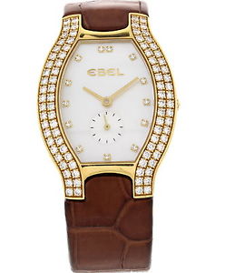 Ladies 18k Yellow Gold & Diamonds Ebel Beluga w/ Box