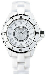 BRAND NEW AUTHENTIC CHANEL CERAMIC WOMENS 33MM WATCH SALE | MODEL H2123
