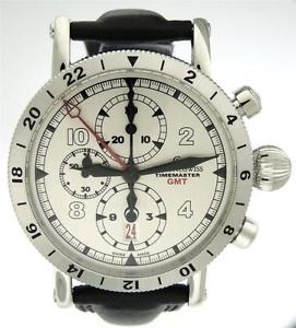 New Men Chronoswiss Timemaster CH7533  GMT Auto 44mm Watch Box Papers
