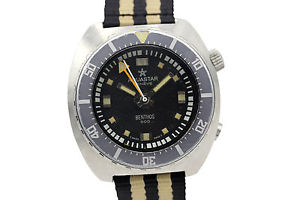 Vintage Aquastar Benthos 500 Automatic Diver Watch 1970's