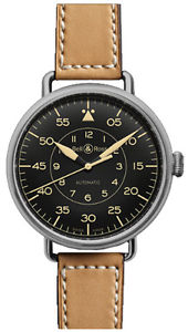 Brand New Authentic Bell & Ross WW1 Vintage Auto Xl Watch Model WW1-92-HERITAGE