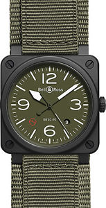 BRAND NEW AUTHENTIC BELL & ROSS AVIATION MENS WATCH SALE | MODEL BR0392-MIL-CE