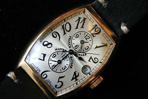 FRANK MULLER MASTER BANKER 18K GOLD AUTOMATIC DATE GMT 6850 MB orologio oro