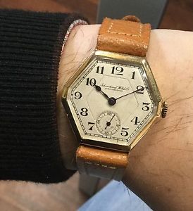 INTERNATIONAL WATCH COMPANY SCHAFFAUSEN GOLD RARE '20 ORO 18 KT UHREN MONTRE
