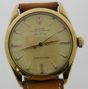 ROLEX AIR KING OYSTER PERPETUAL REF. 5500 ORO GOLD RARE RARO WATCH UHREN MONTRE