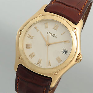 EBEL"1911 CLASSIC WAVE" E8187F41 18K/750 Gelbgold-LB/Faltschließe-großes Modell