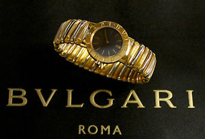 BULGARI TUBOGAS  UHREN WATCH BB262T TRIDOR SOLID GOLD 18 KT BVLGARI