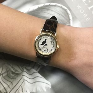 BREGUET FASI DI LUNA GOLD 18 KT MONTRE WATCH UHREN CLASSIQUE MOONPHASE OROLOGIO