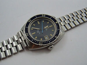 VINTAGE Omega Seamaster 120 ref.166.088 blue crauquelè spider diver chronograph