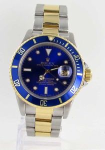 ROLEX Submariner Orologio Da Uomo Diamanti Acciaio/Oro - Rif. 16803