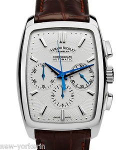 Armand Nicolet TM7 Automatik Chronograph Herrenuhr 9634A-AG-P968MR3