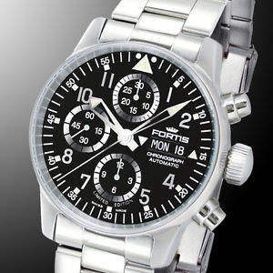 NEU - FORTIS FLIEGER CHRONOGRAPH DAY-DATE 597.20.71M LIMITIERT UVP: 2815,- €