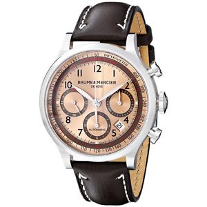 Baume  and  Mercier Mens 10004 Capeland Mens Automatic Chronograph Watch