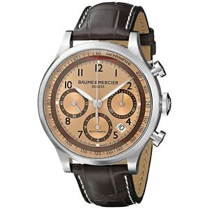 Baume  and  Mercier Mens BMMOA10045 Capeland Analog Display Mechanical Hand Wind