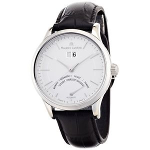 Maurice Lacroix Les Classiques Jours Retrograde Automatic Silver Dial Mens Watch