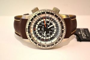 FORTIS B-47 CALCULATOR GMT 3 TIME ZONE Nagelneu, verklebt!! Box & Papiere!! 47mm