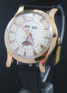 Onsa Super Automatik 18K GoldVollkalender Felsa 693 Bidynator *Sammler*
