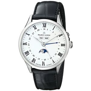 Maurice Lacroix Mens MP6607-SS001-112 Tradition Analog Display Swiss Automatic B