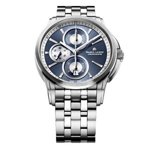Maurice Lacroix Pontos PT6188-SS002-430 Automatic Mens Chronograph Solid Case