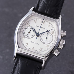 GIRARD PERREGAUX RICHEVILLE CHRONOGRAPH STAHL HANDAUFZUG HERREN VP: 11500,- EURO